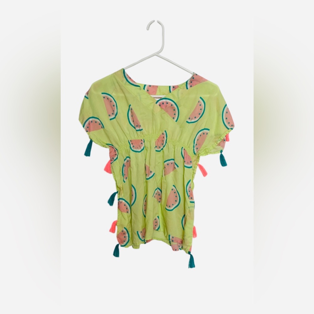 Cat & Jack Watermelon Bathing Suit Cover Up Size S (6/6X)